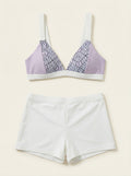The Mosaic — Lavender Geometric Print Bikini - 01-pure-background-main