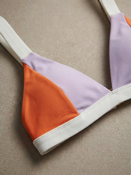 The Amalfi — Color-Block Triangle Top - 02-detail-closeup