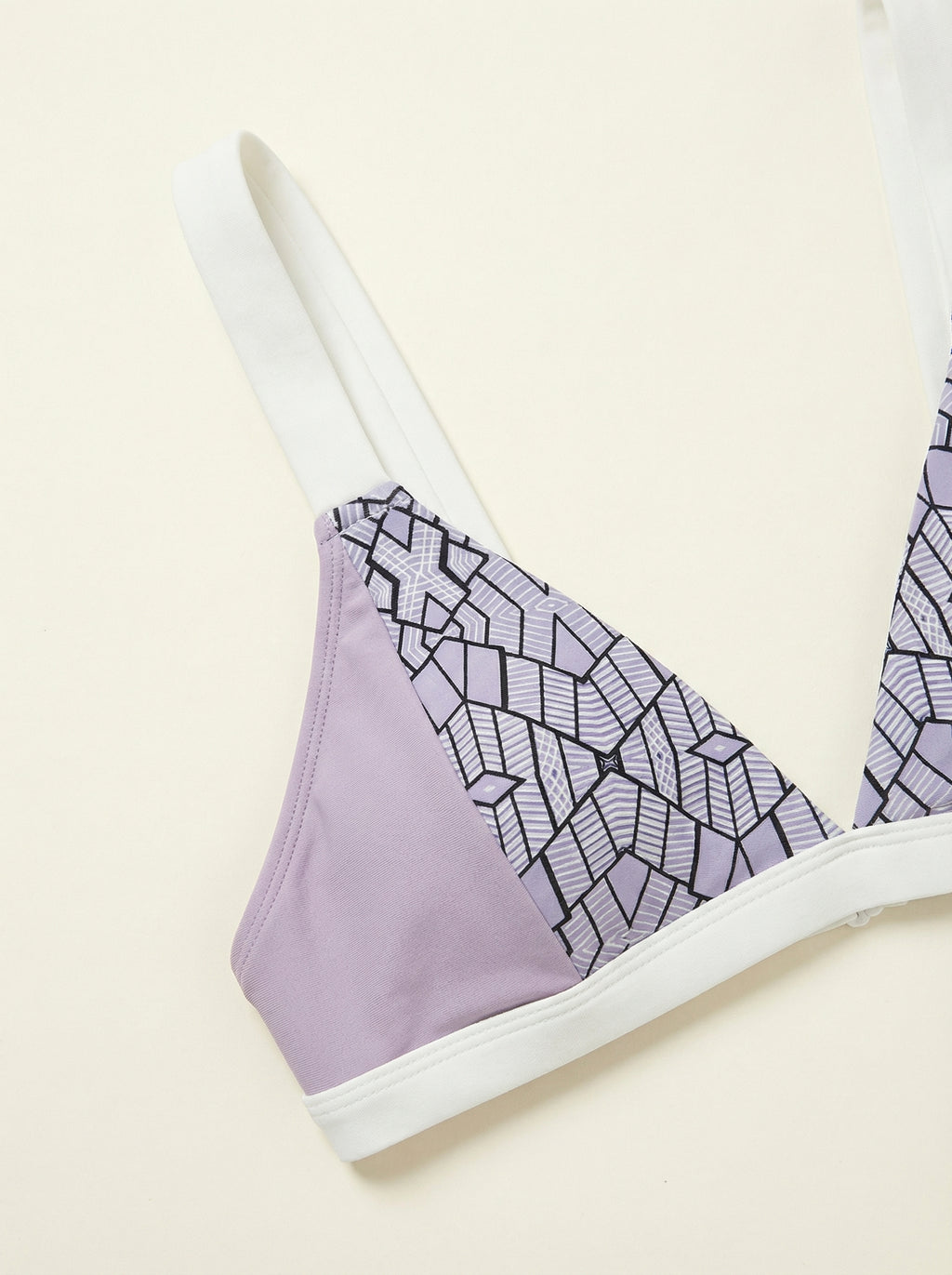 The Mosaic — Lavender Geometric Print Bikini - 02-pure-background-detail
