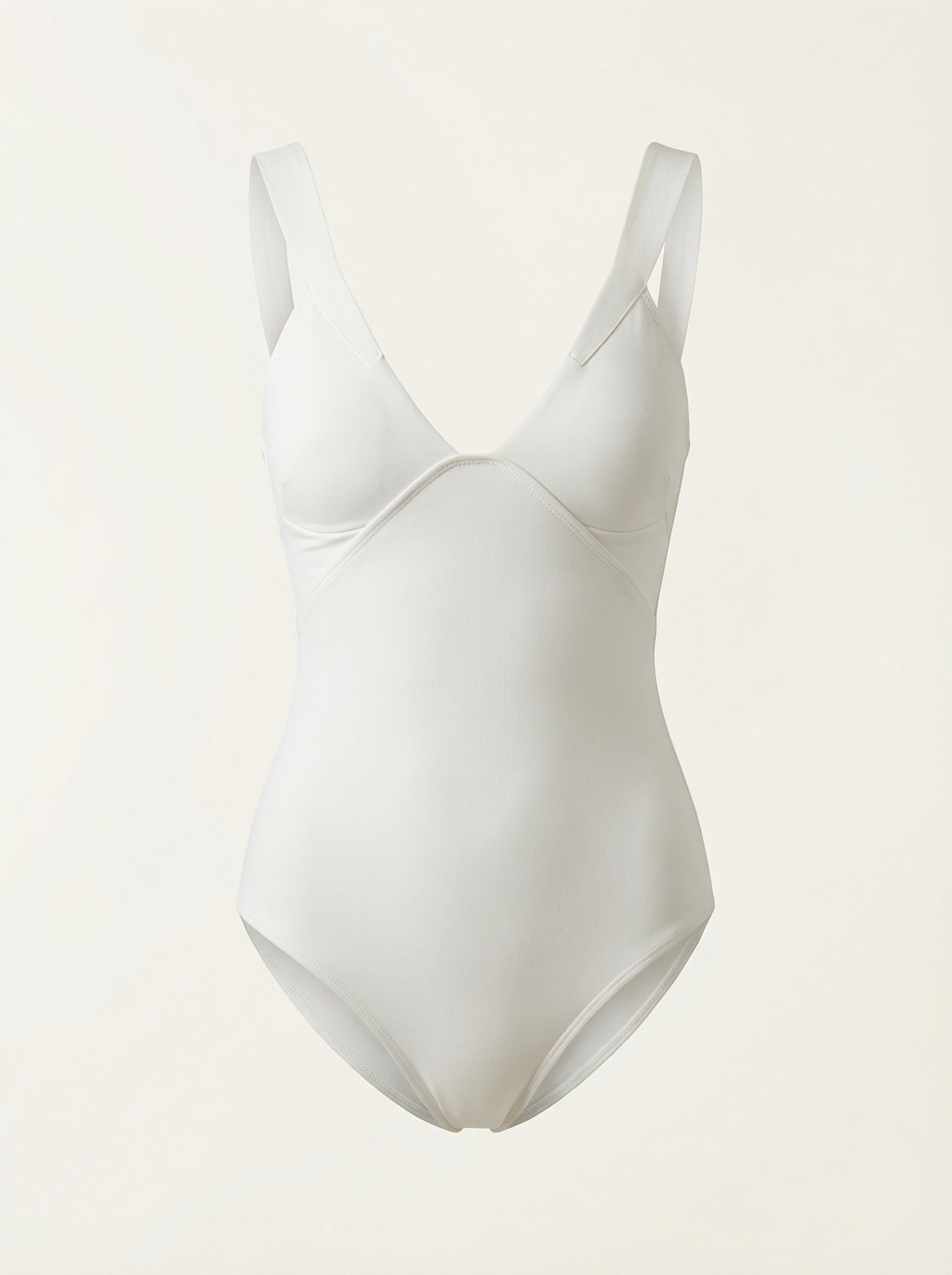 The Marina — Sculpted V-Neck One-Piece - 04-no-model-front